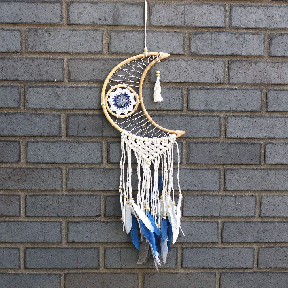 Macrame Moon Protection Dream Catcher