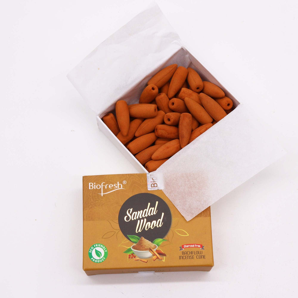 Sandalwood  Backflow Incense Cones