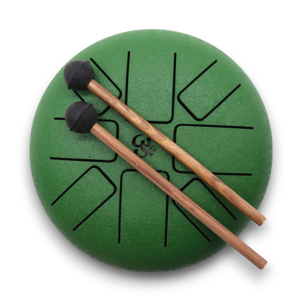 Green Om Hapi Drum  16cm