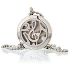 Music Notes Aromatherapy Diffuser Necklace 25mm