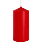 Red Pillar Candle 60x120mm
