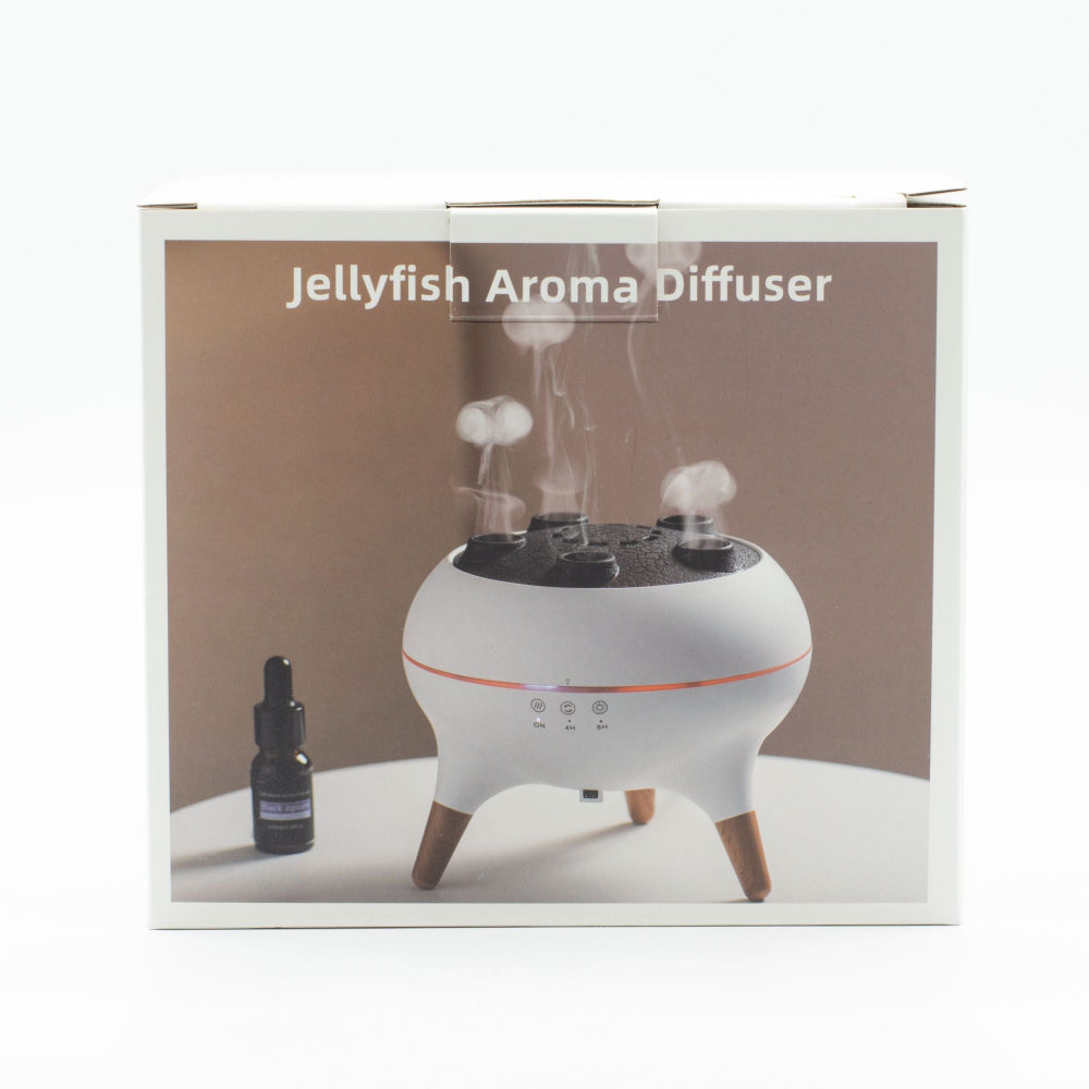 Jellyfish Puff Effect Aroma Diffuser with Colour-Changing LED