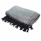 Charcoal Boho Comfort Throws