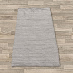 Grey Indian Handloom Cotton Rug Small