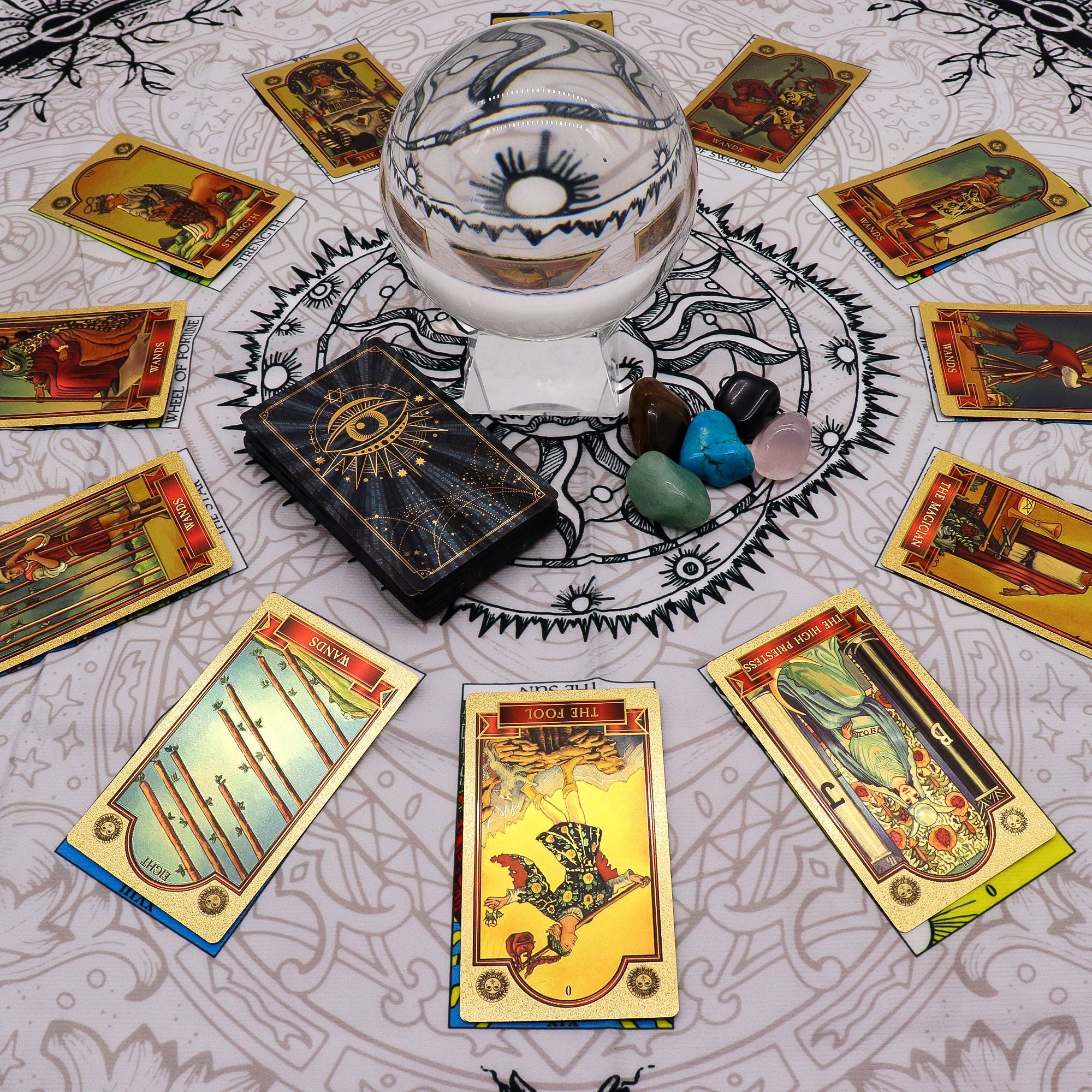 Tree of Life Tarot Reading Cloth