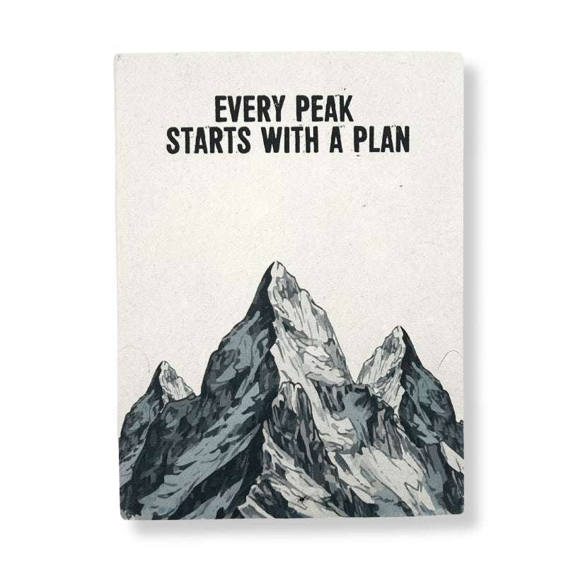 Every Peak  Lokta Inspiration Notebook