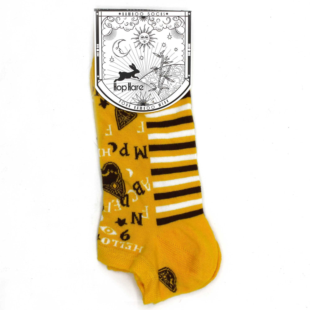 Ouija Board Hop Hare Bamboo Socks Low  S/M