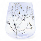 Margarita Natural Floral Glass Vase Candle Holder
