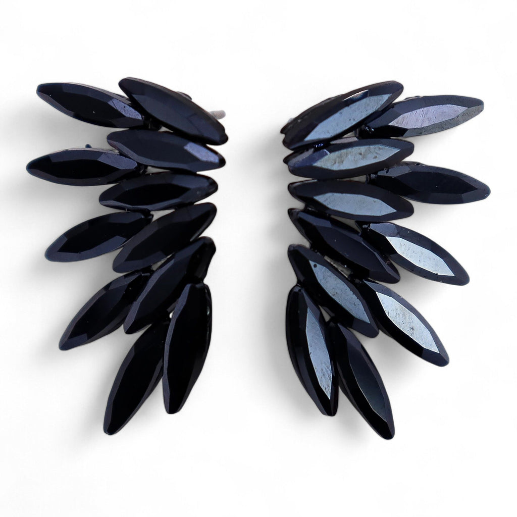 The Jet Nymph — Fairy Earrings