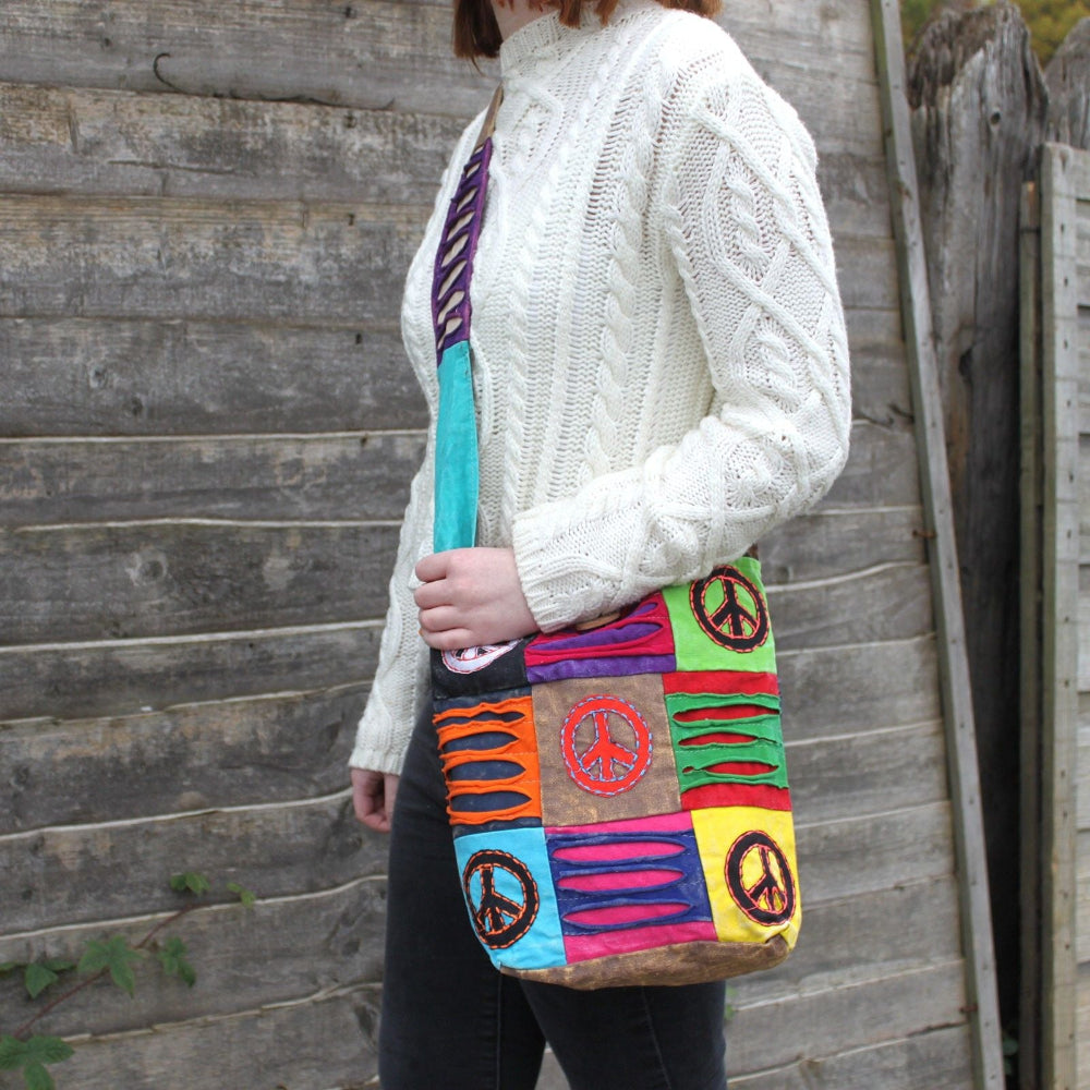 Teal / Om Ethnic Sling Bag