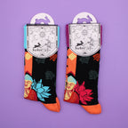 Blue Buddha & Lotus  Hop Hare Bamboo Socks S/M