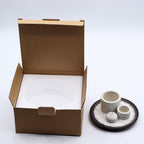 Mandala White And Grey Palo Santo Stick & Smudge Holder