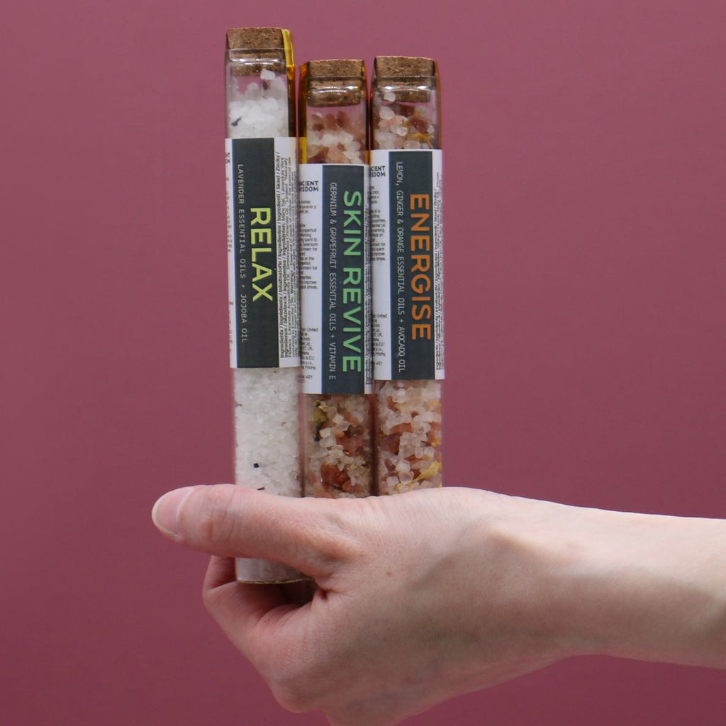 Bath Salts in Vials Gift Pack