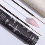 Love Rose Quartz Pendulum Ancient Witch Spell Incense