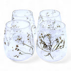 Margarita Natural Floral Glass Vase Candle Holder