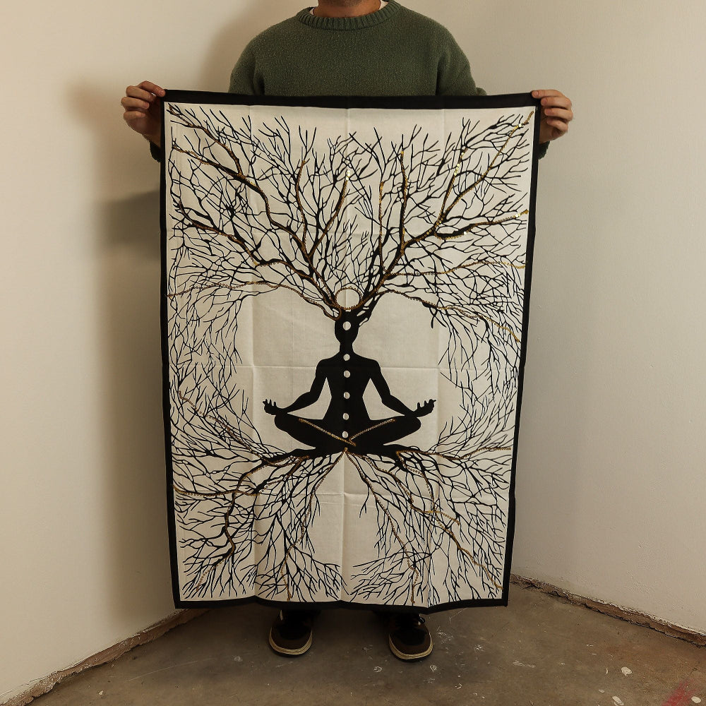 Chakra Earth Connection Cotton Wall Art