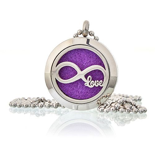 Infinity Love Aromatherapy Diffuser Necklace  25mm