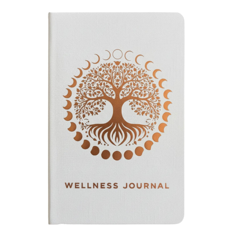 Rose Gold Tree of Life White Wellness Journal
