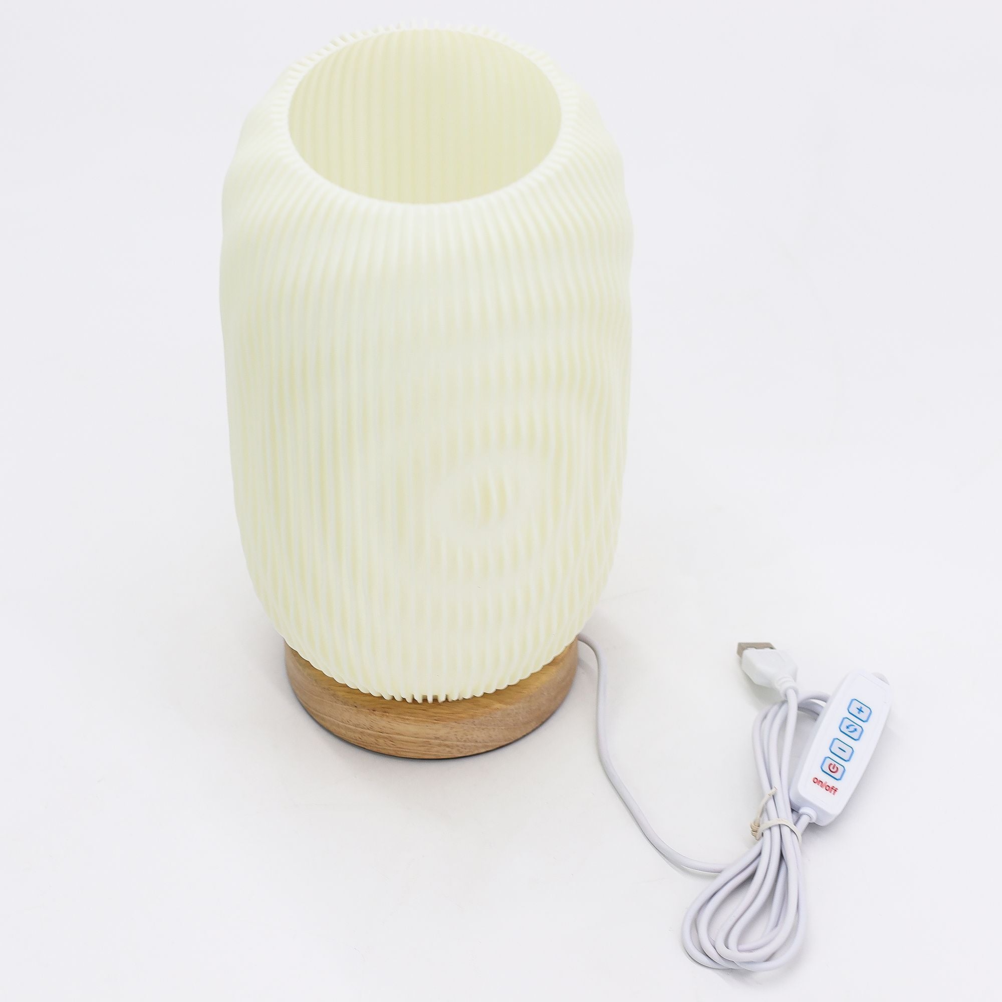 Modern Twisted New Wave Lamp