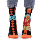 Blue Buddha & Lotus  Hop Hare Bamboo Socks S/M