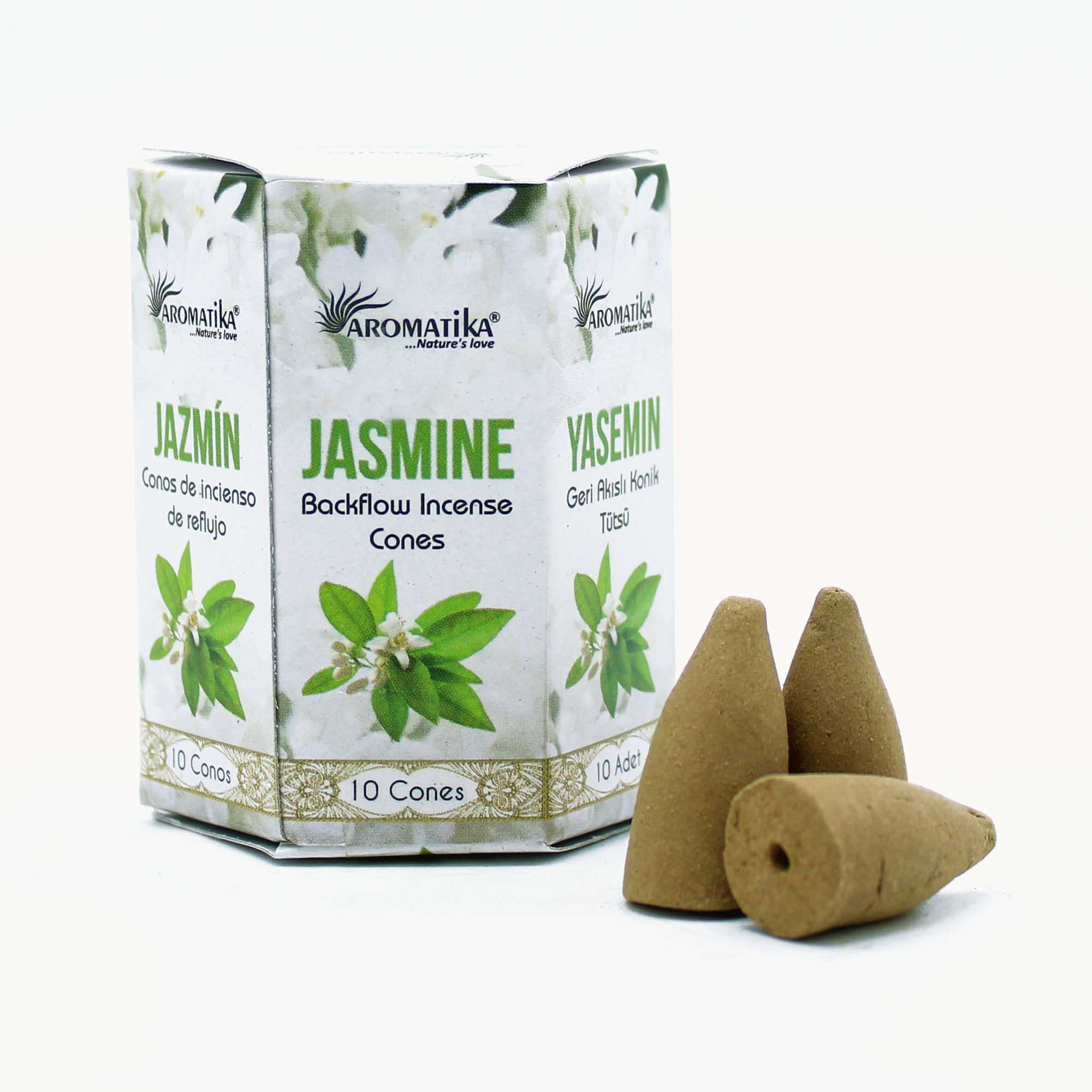 Jasmine Pack of 10 Masala Backflow Incense