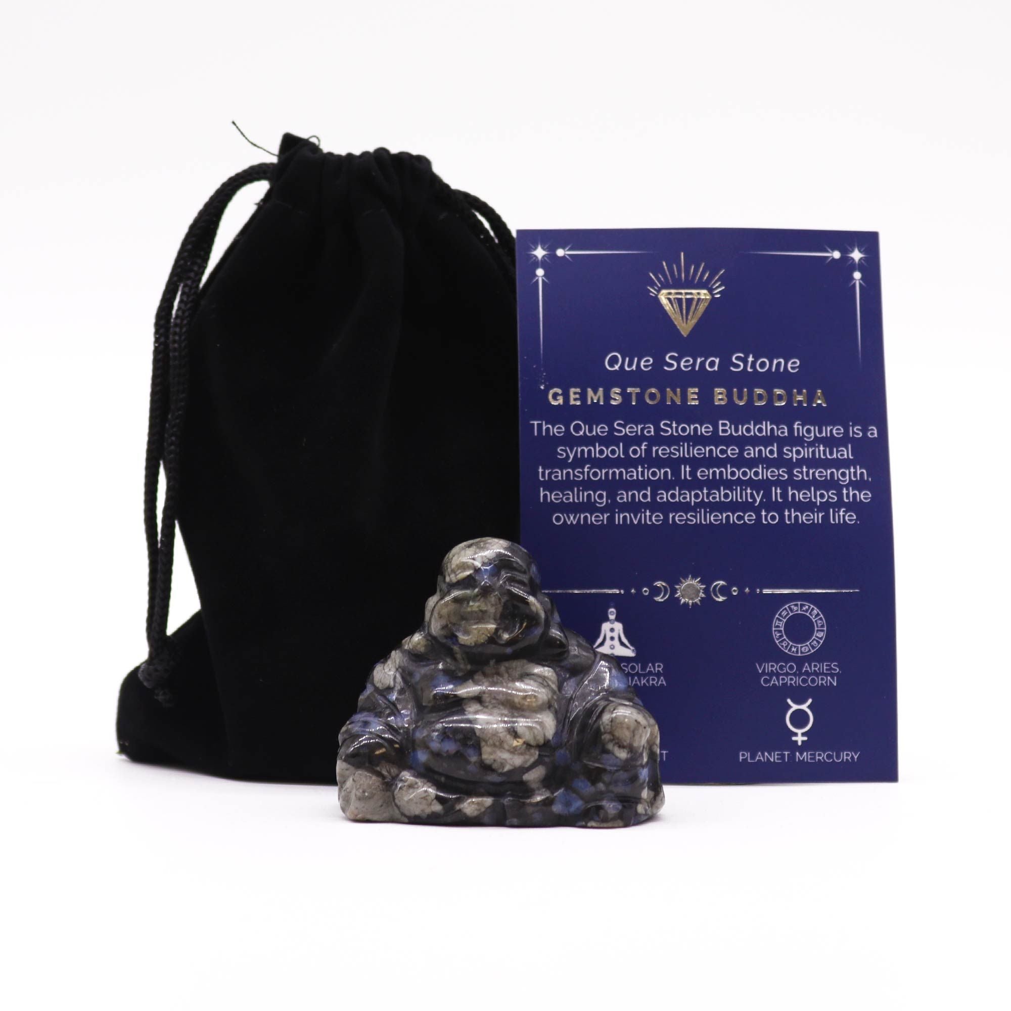 Buddha Que Sera Stone Gemstone Large