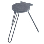 Greywash Albasia Wood Fish Stand