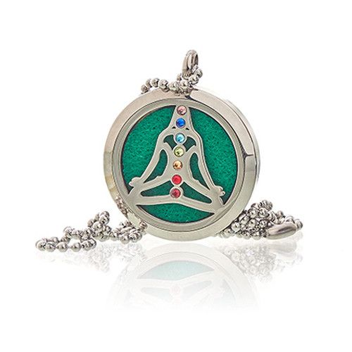 Yoga Chakra Aromatherapy Jewellery Necklace 30mm