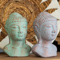 Green Copper Tranquillity Buddha Head