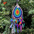 Multi Teardrop Bali Dream Catcher Large