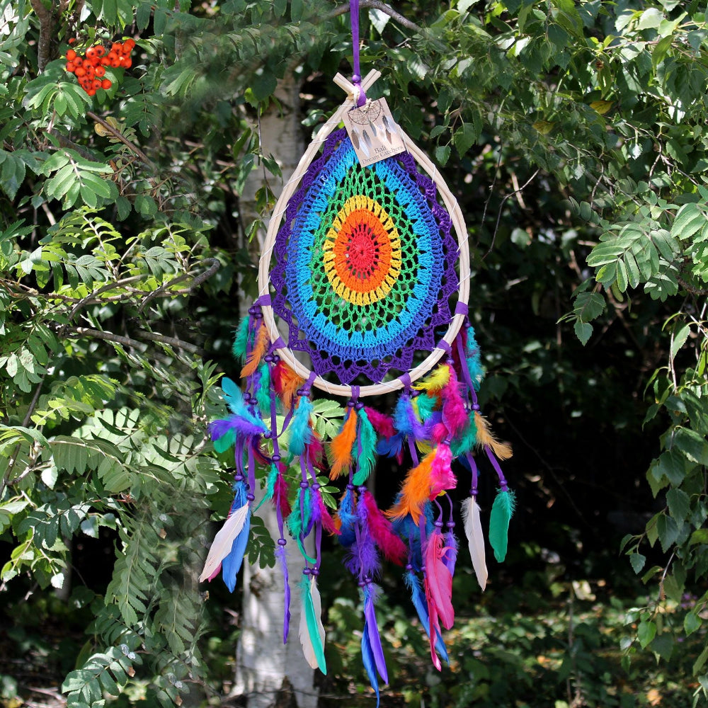 Multi Teardrop Bali Dream Catcher Large