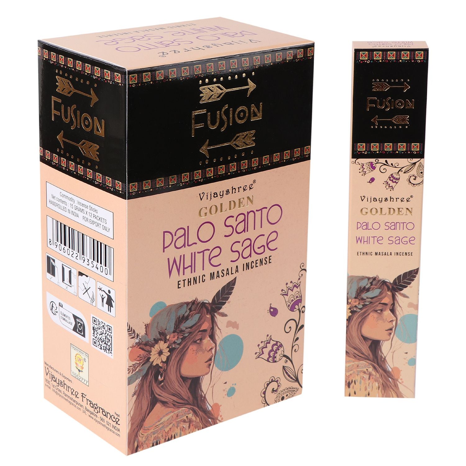 Golden Palo Santo and White Sage 15g