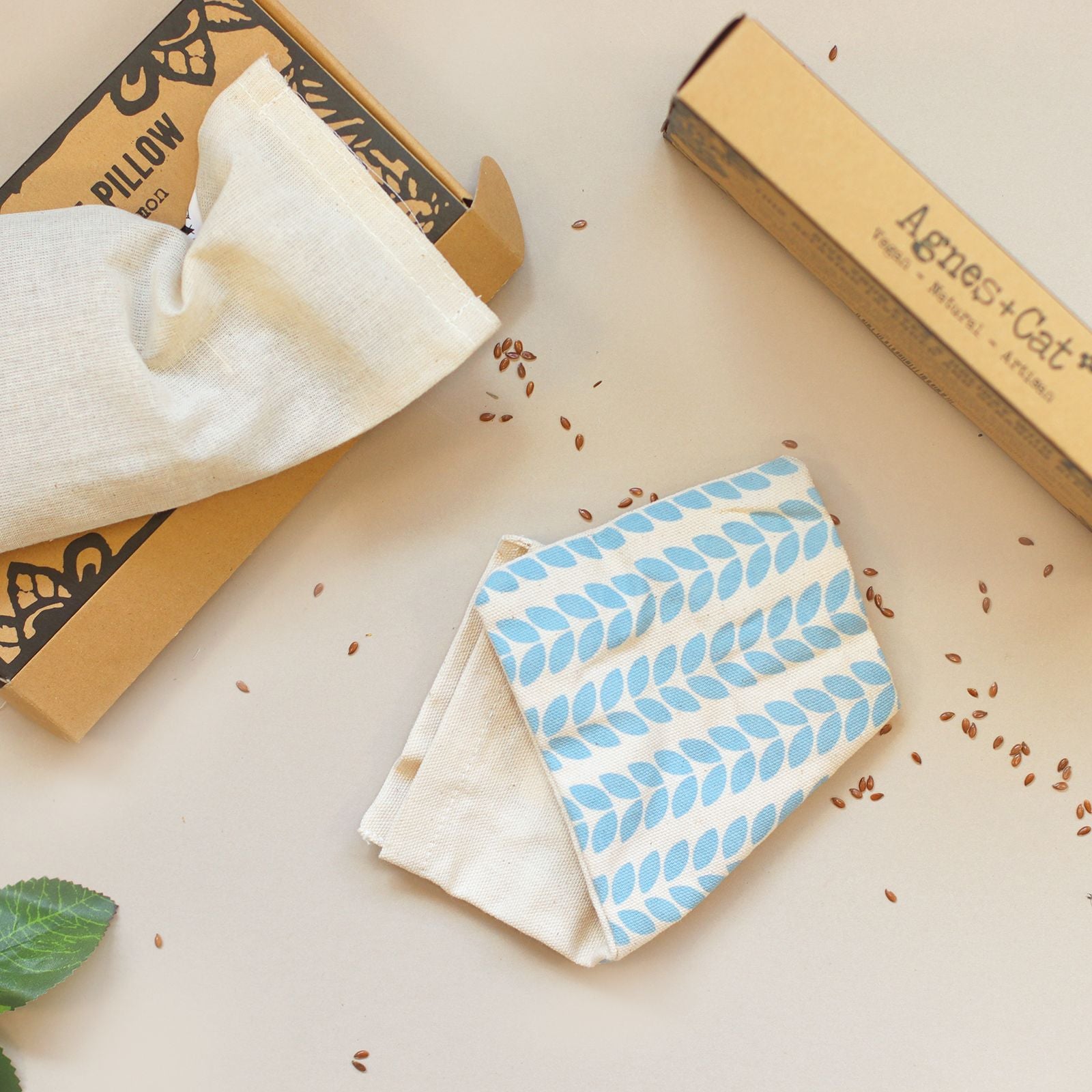 Becalmed & Destressed Agnes + Cat Eye Pillow