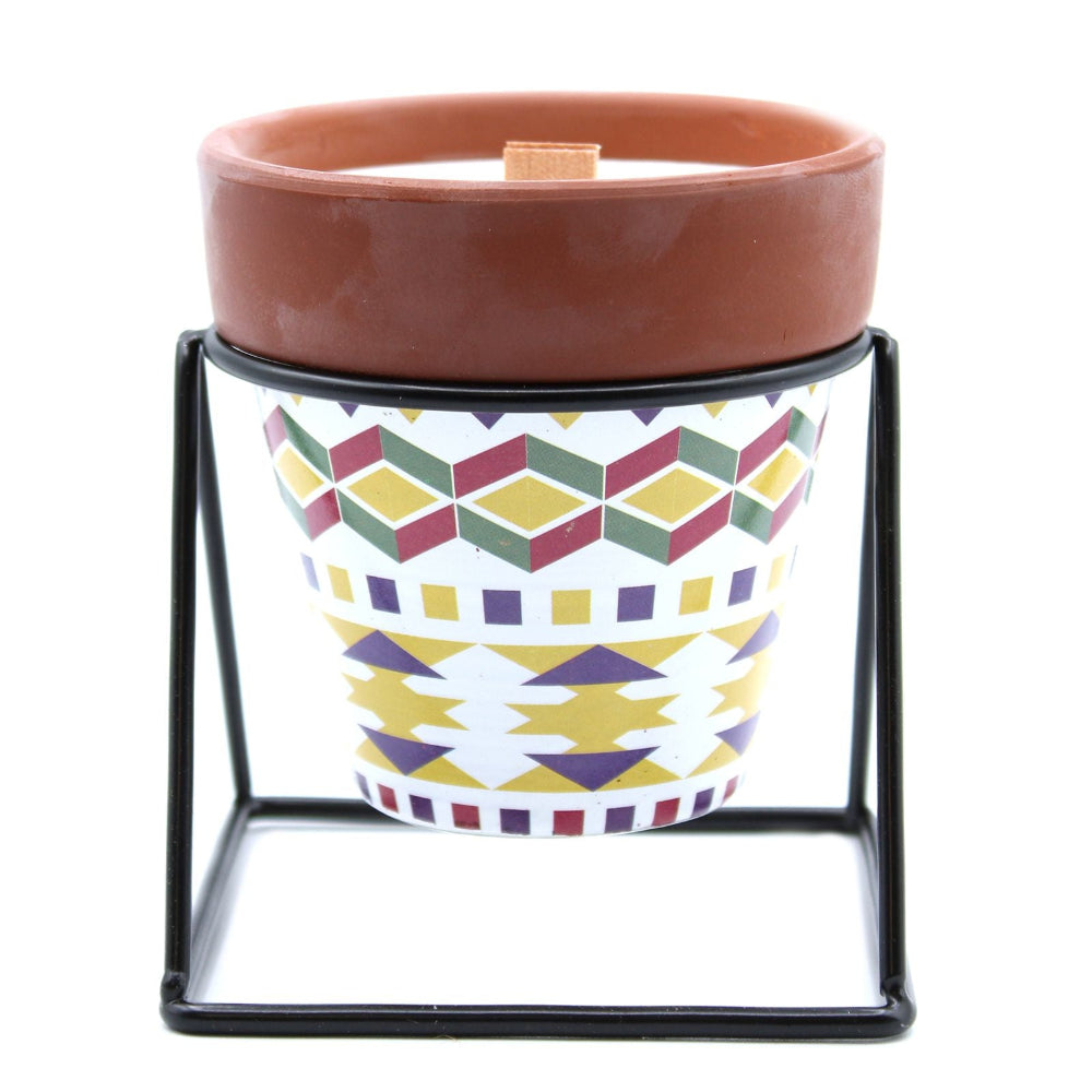 Geranium Agnes + Cat Herb Garden Candle