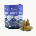 Aromatika Everest incense cones packaging with cones on a white background