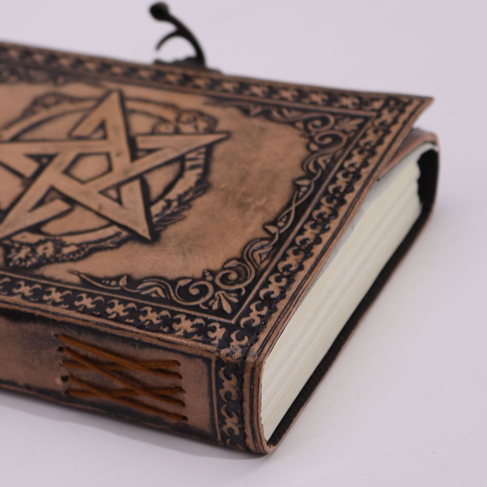 Pentacle Antique Grey Esoteric Notebook