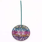 6 Lucky Elephants Soapstone Disc Incense Holder