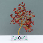 Red Jasper Gemstone Tree - ( 160 stone )