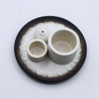 Mandala White And Grey Palo Santo Stick & Smudge Holder