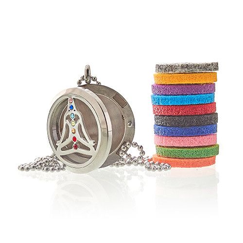 Yoga Chakra Aromatherapy Jewellery Necklace 30mm