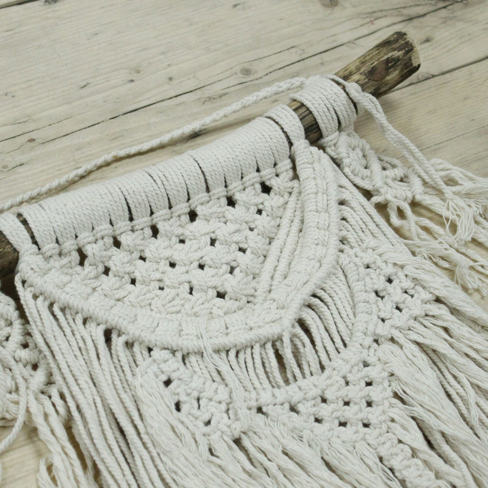 Natural Abundance Macrame Wall Hanging
