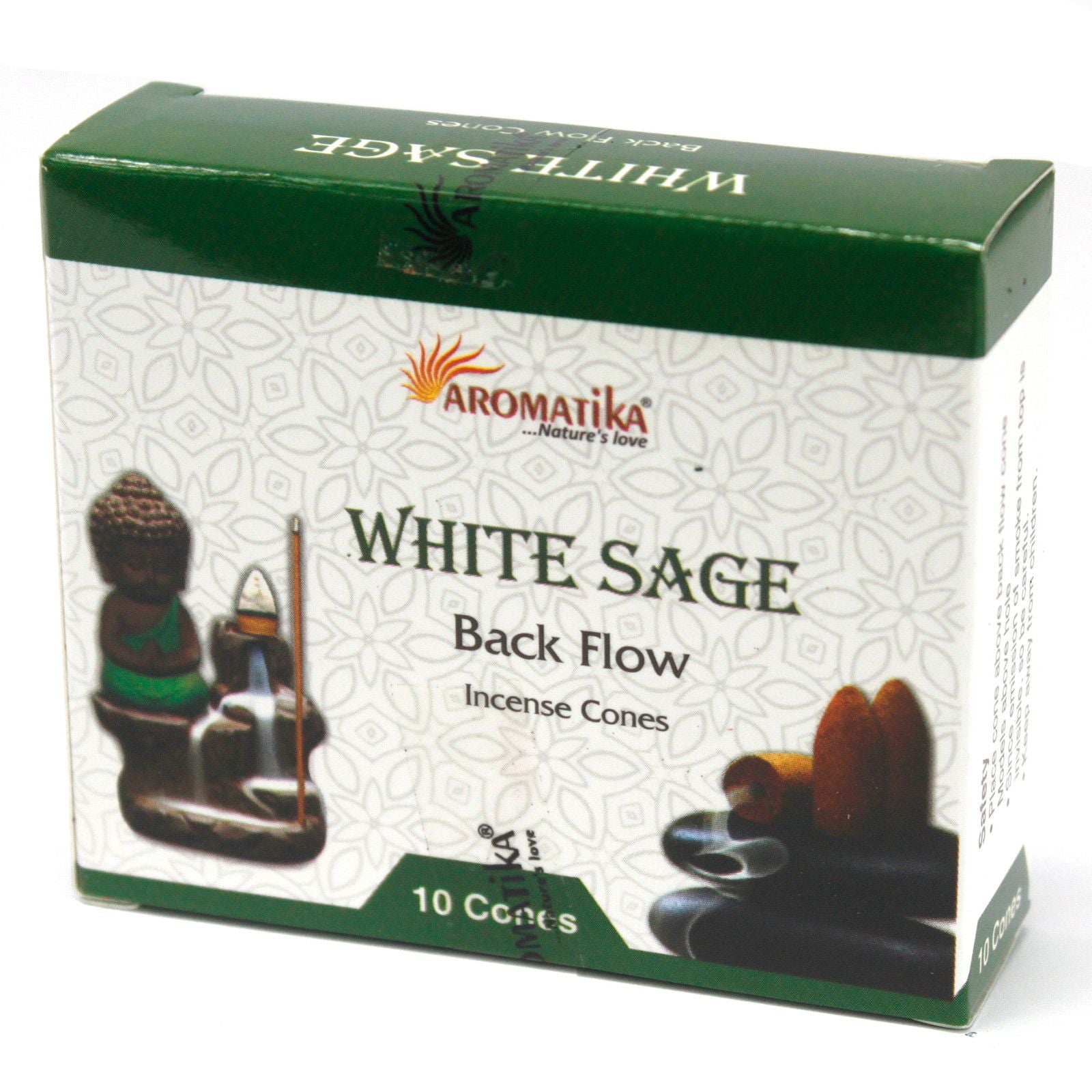 White Sage  Backflow Incense Cones
