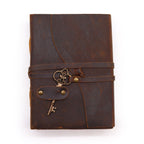 Oiled Leather & Key Journal