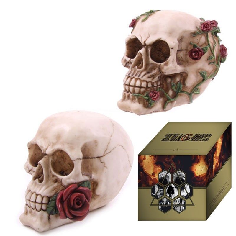 Skull with Roses Random Design