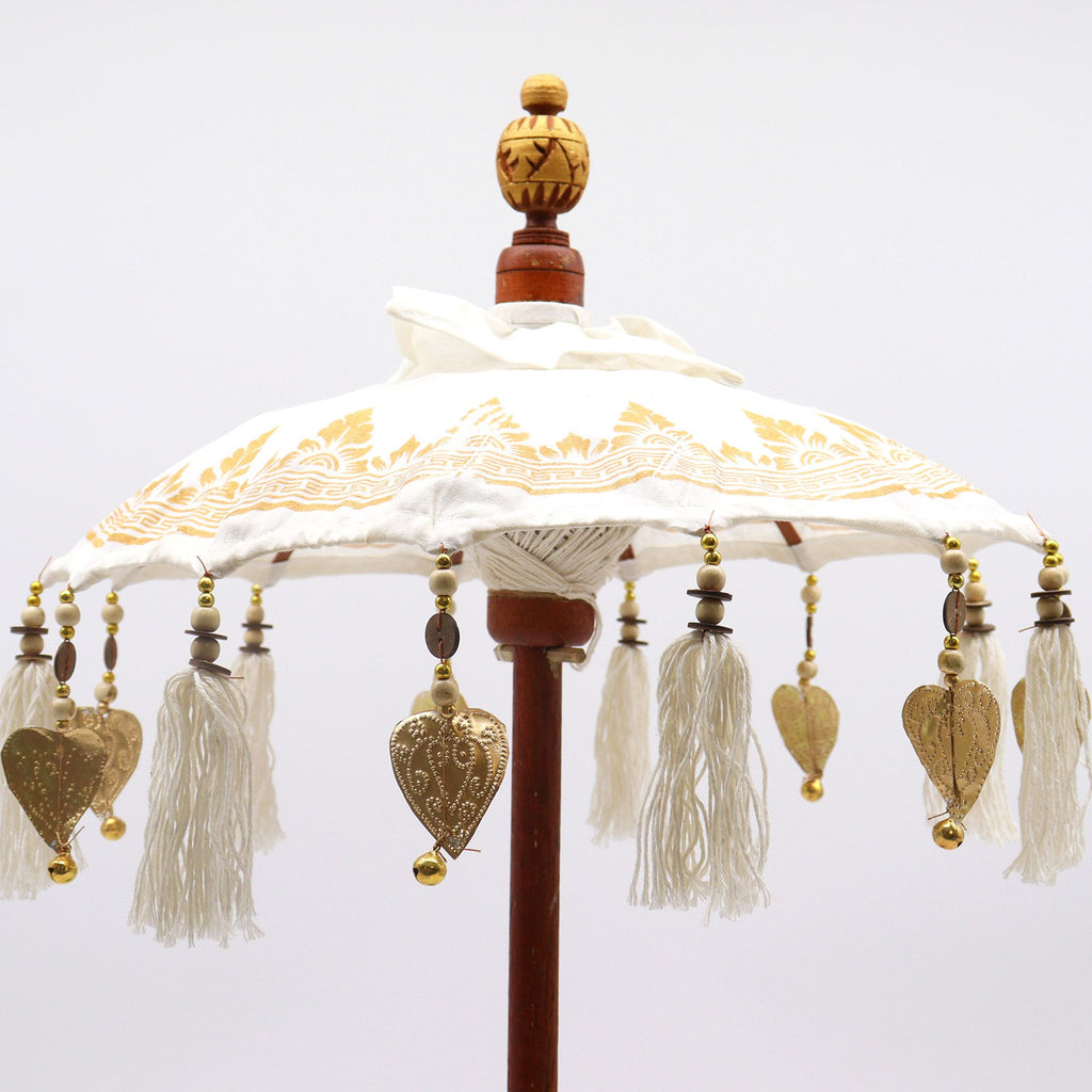 Bali Gold Decor Canvas Home Decor Parasol