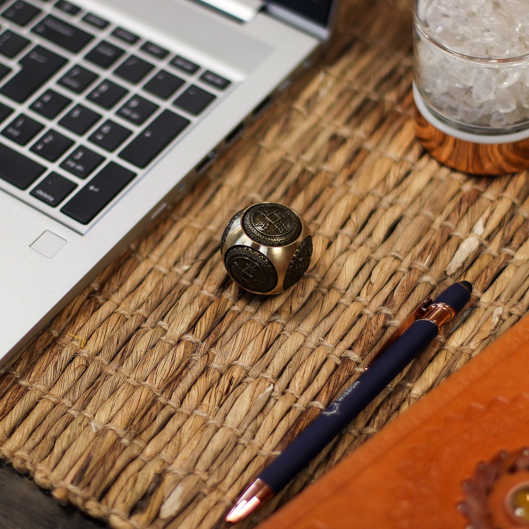 Rounded Feng Shui Fortune Wealth Dice