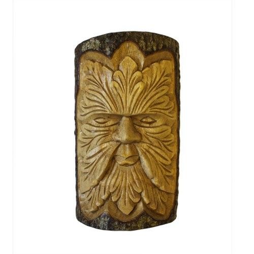 The Green Man — Large Tree Trunk Carving