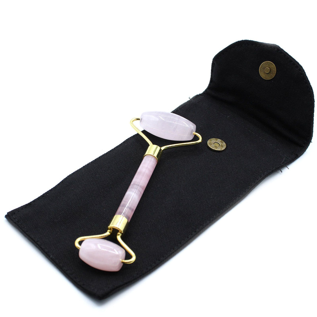 Rose Quartz Gemstone Face Roller