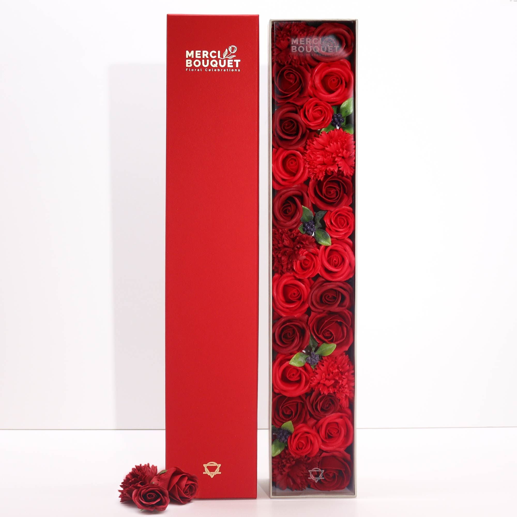 Classic Red Roses Extra Long