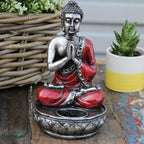 Buddha Red Candle Holder  Medium